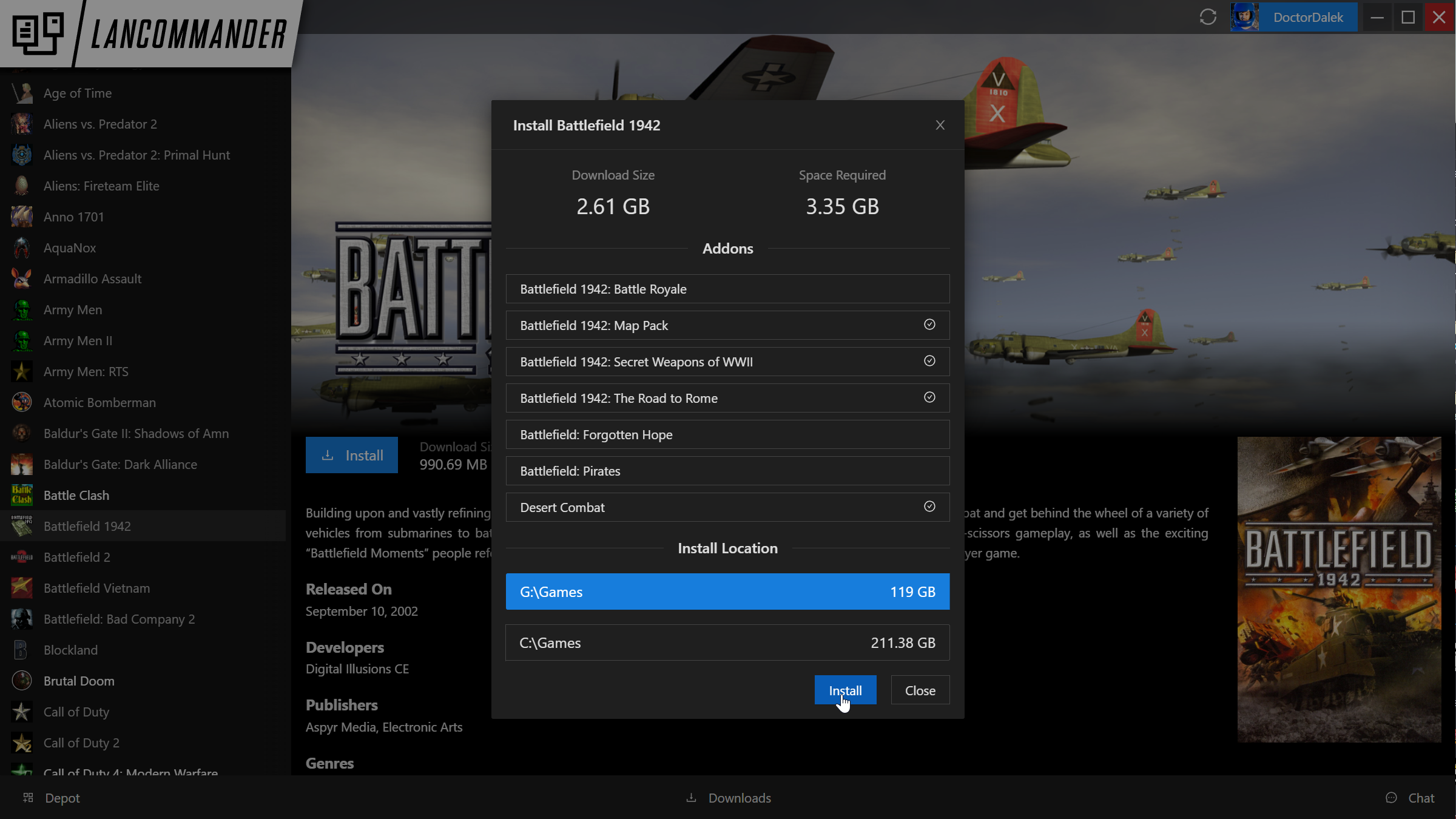Addon Installation